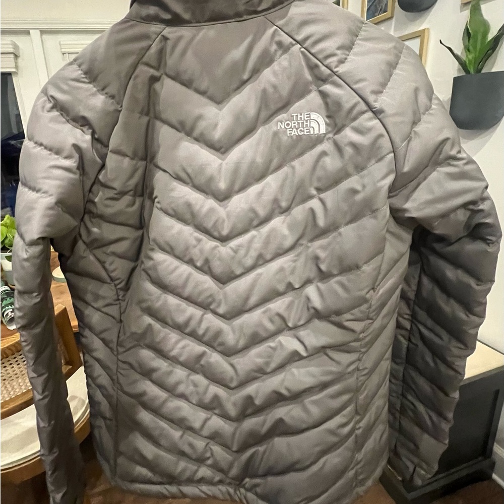 Gray North Face Jacket Size Small - image 2